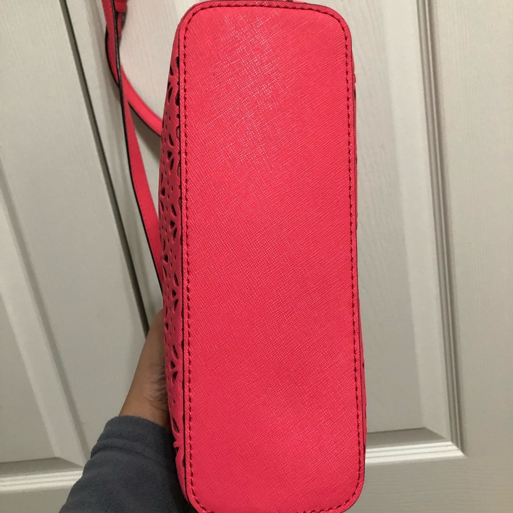 Kate Spade Pink Floral Cutout Crossbody Bag - Picture 3 of 8